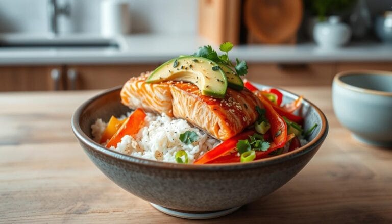 salmon rice bowl recipe