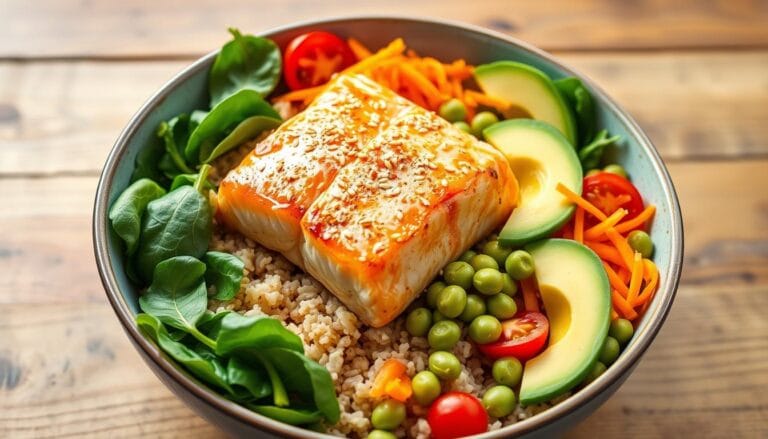 salmon buddha bowls