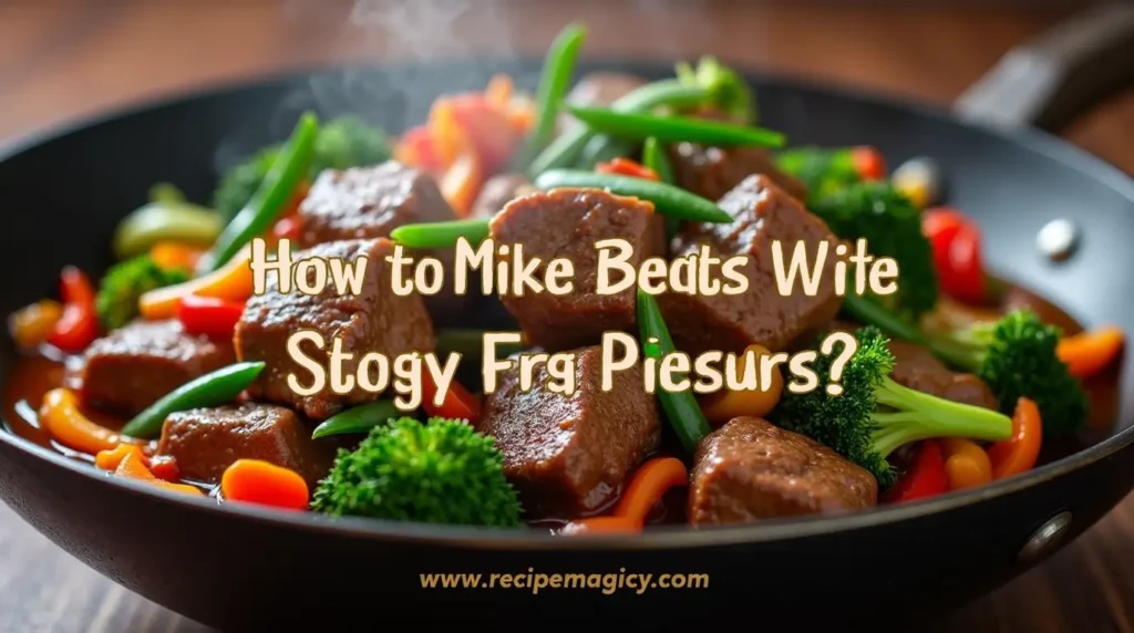 How to Make Meals With Stir Fry Beef Tonight?
