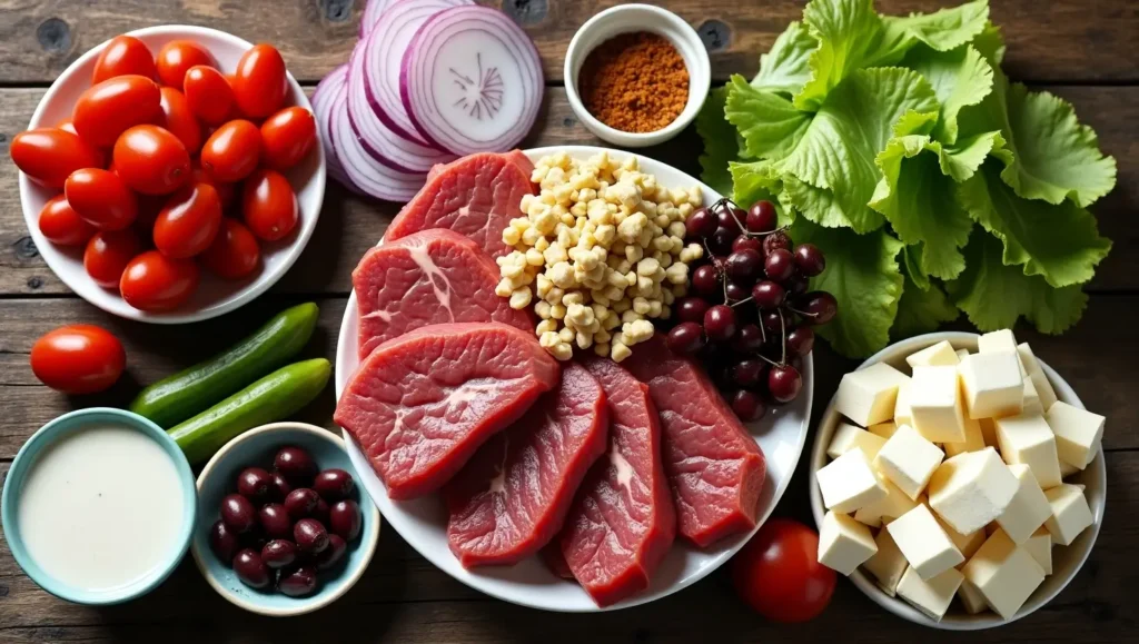  Mediterranean Steak Bowls 
