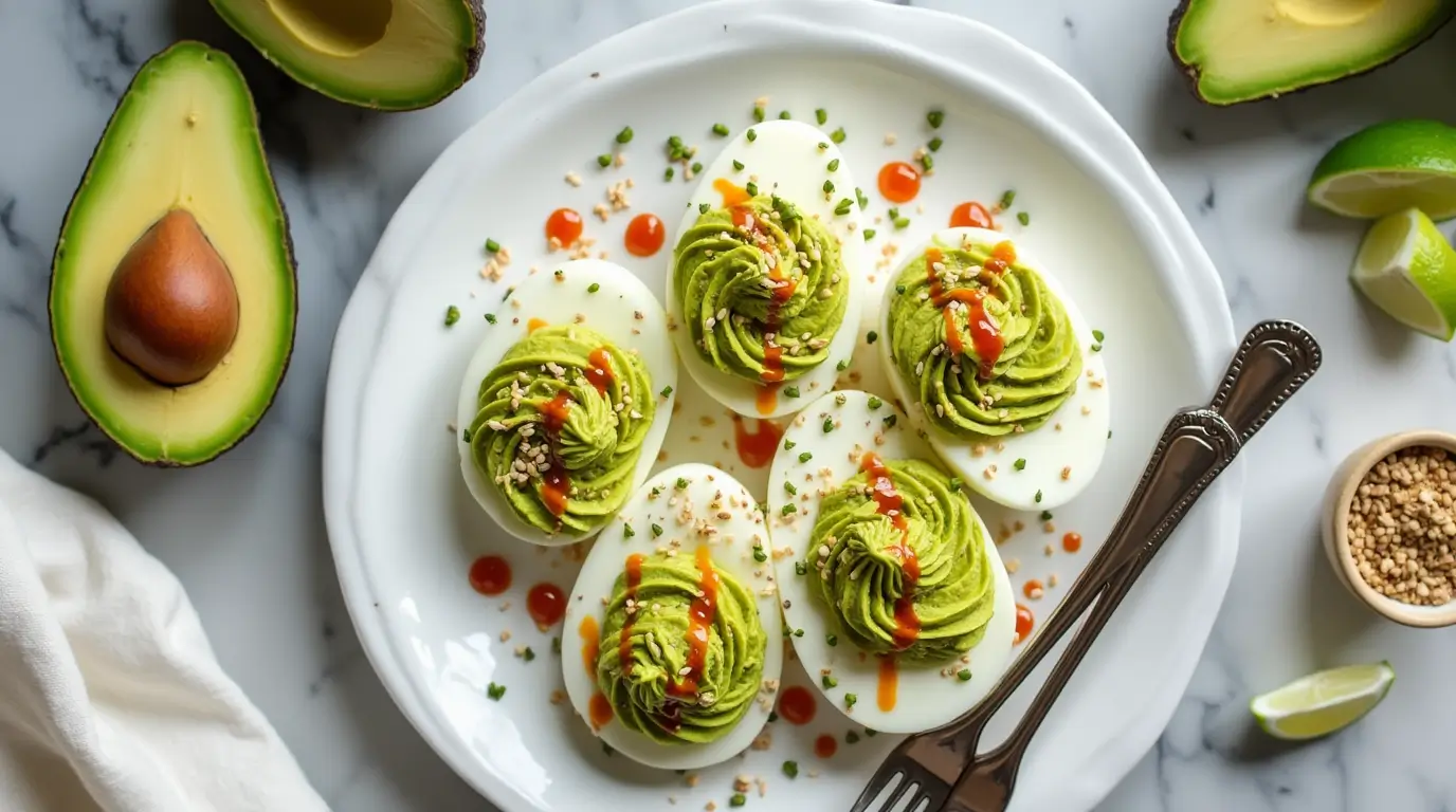 How to Make Deviled Avocado Eggs in Under 10 Minutes